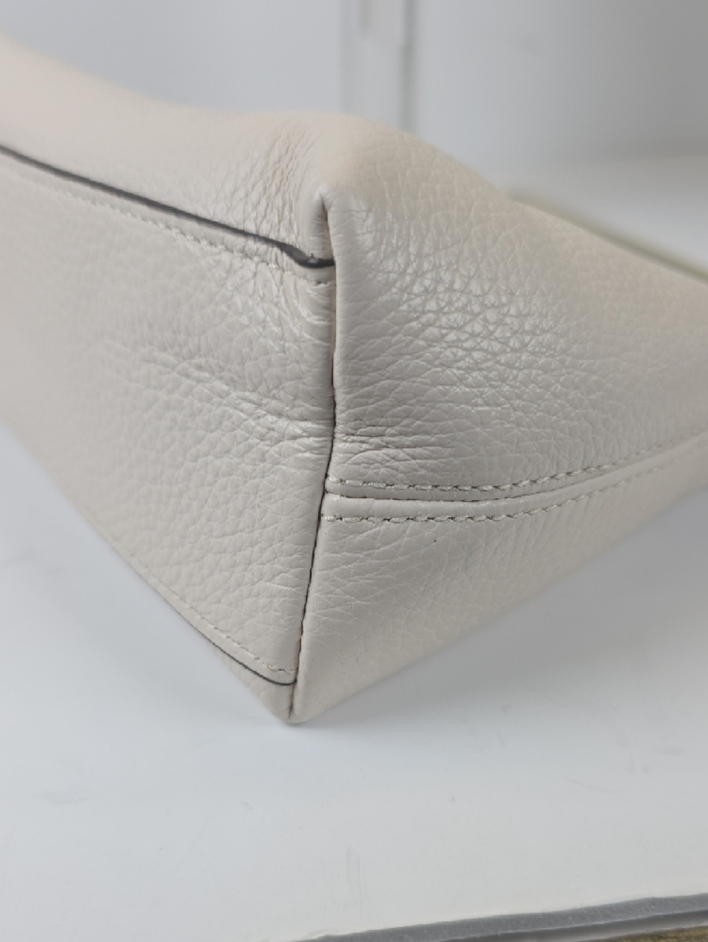 Coach Charlotte Hobo White Ivory Shoulder Hand Bag - Picture 9 of 13